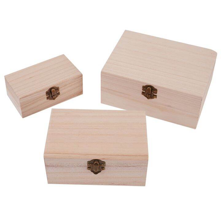 Wooden Box Jewelry Box Made Lockable Wooden Handmade Storage Boxes Craft Box Lazada