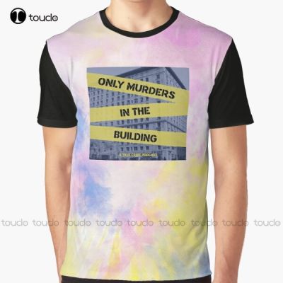 Only Murders In The Building Tie Dye Graphic T-Shirt Custom T&nbsp;Shirts For Men Cotton Outdoor Simple Vintag Casual Tee Shirts New