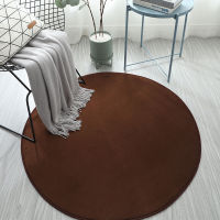 Thickened Washable round Carpet Childrens Bedroom Floor Mat Cute Crawling Blanket Nordic Style Nacelle Chair Computer Chair Mat