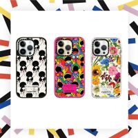 Casetify เคสโทรศัพท์ ซิลิโคนนิ่ม ลายอลิซ และ olivia Rainbow Stace Face สําหรับ iPhone X XS XR 11 12 13 14 Plus Pro Max