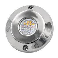 60W Underwater Transom Ship Marine RGB RGBW Wireless RF Music Remote Control Color Changing Yacht LED Boat Lights