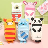 【CC】☒  Animals Leather Kawaii Large Capacity Stationery Storage Students School Office Supplies
