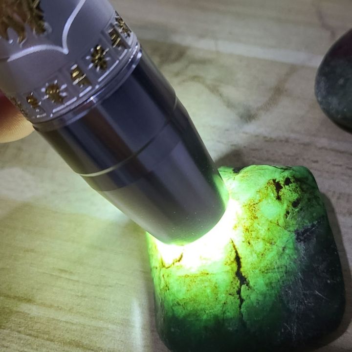 gu-ya-jian-three-light-source-lighting-jade-flashlight-strong-light-small-diameter-rechargeable-jade-beeswax-fluorescent-agent-lamp