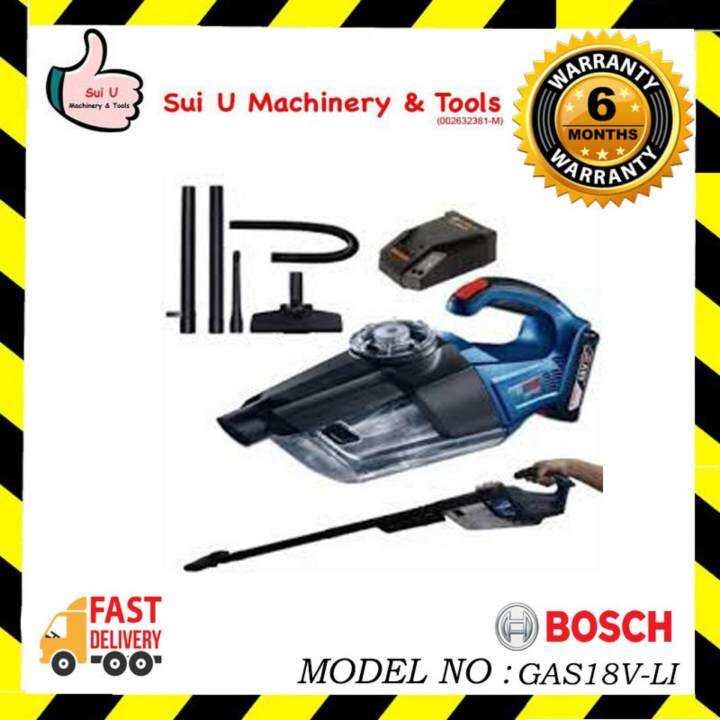 BOSCH GAS18VLi 18V Cordless Vacuum Cleaner Set Lazada