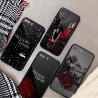 the Vampire Diaries TV series Phone Case Tempered glass For iphone 6 7 8 plus X XS XR 11 12 13 PRO MAX mini