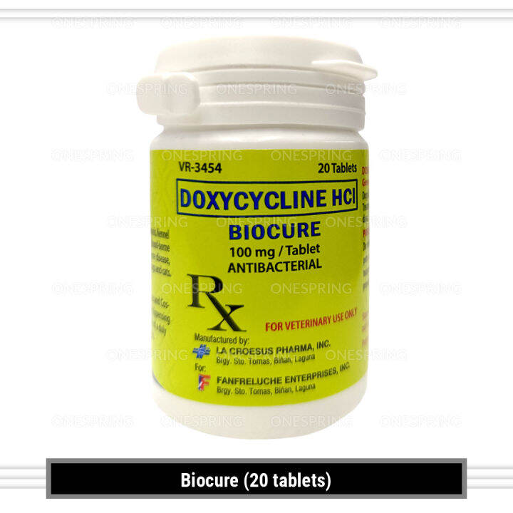 Biocure 100mgtablet Antibacterial 20 Tablets Lazada Ph