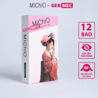 Bao cao su Siêu Mỏng - Chống Xuất Tinh Sớm - BCS Michio Hộp 12 cái - GenMec thumbnail