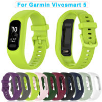 Tali Jam Tangan Silikon สำหรับ Garmin Vivosmart 5สายรัดข้อมือนาฬิกาข้อมือสมาร์ทวอชกีฬานุ่ม