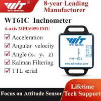 WitMotion WT61C MPU6050 เซ็นเซอร์มาตรความเร่งความแม่นยําสูง การเร่งความเร็ว 6 แกน (+ -16g) + ไจโร + มุม (XY 0.05 °) พร้อมการกรอง Kalman