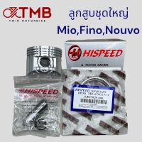 ลูกสูบชุดใหญ่ ลูกสูบ HI-SPEED ใส่ MIO, FINO, NOUVO-MX ,ฟีโน่