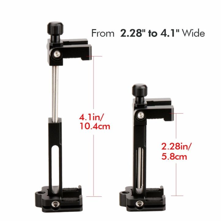 operecwwartulanzi-st-03-metal-phone-holder-tripod-mount-with-cold-shoe-mount-3-color-and-arca-style-quick-relear-plate-for-87-plus