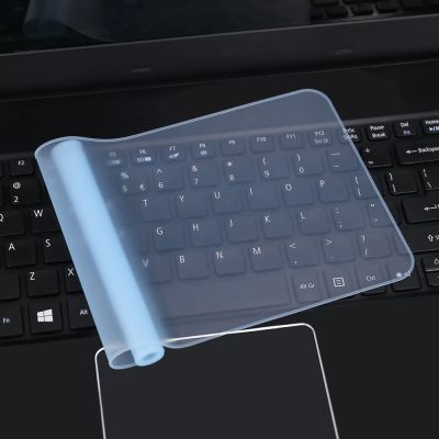 ✻△ↂ Computer Keyboard Cover Notebook Laptop Universal Protector Waterproof Skin Keypad Clear Protective Film Silicone 12-17 inch