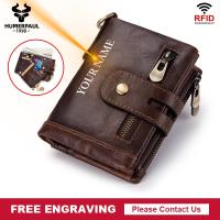 【CW】ↂ  Engraving Leather Men Wallets Coin Purse Small Card Holder Chain PORTFOLIO Portomonee Male Walet