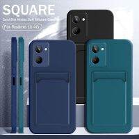 Thinmon สำหรับ Realme OPPO 10 4กรัมช่องเสียบการ์ดหรูหราหยดเคสปกป้องเคสป้องกันนุ่ม