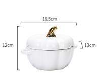 Kitchen Utensils Pumpkin Bowl Ceramic Soup Bowl Fruit Dessert Bowl