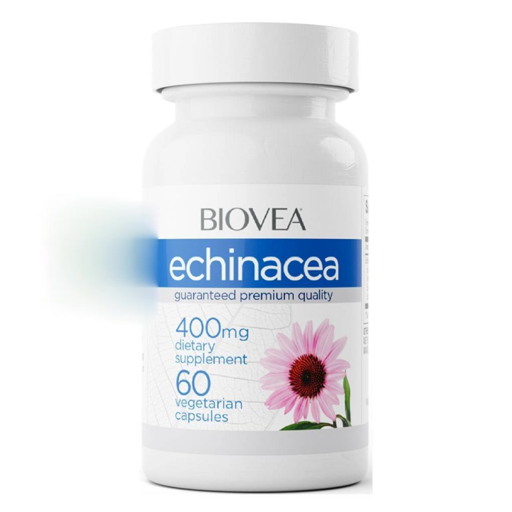 BIOVEA ECHINACEA 400 mg / 60 Vegetarian Capsules
