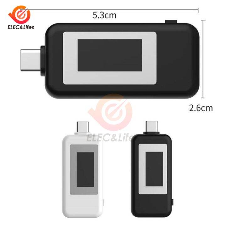 4-30v-dc-usb-tester-type-c-lcd-digital-current-voltage-meter-timing-ammeter-usb-charger-doctor-capacity-tester-power-indicator