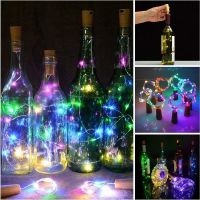 1M2M3M Wine Cork LED Battery Lighting Strings Bottle Lights for Party Wedding Christmas Halloween Bar Decor Creative Lights