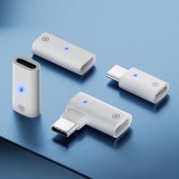 Pengisi Daya Adaptor Konverter Pengisi Daya Adaptor Konektor Profesional dengan Lampu Indikator untuk Apple Pencil Generasi Pertama