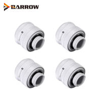 4pcs Barrow Black ,Silver ,White ,Gold G14" 12mm14mm16mm Hard Tube Hand Compression Fittings,Upgrade,Seller Highly Recommend