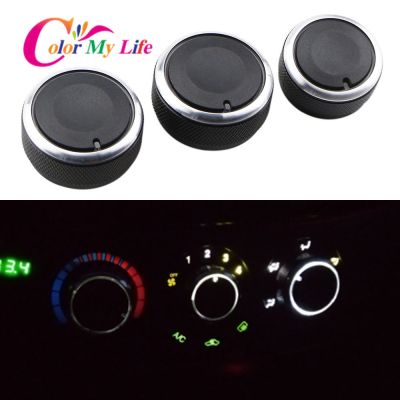 dvvbgfrdt Car AC Knob Air Conditioning Heat Control Switch Knob Aluminum Alloy Accessories for Chevrolet Aveo Lova Sonic Spark After T50