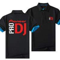 2023เสื้อฤดูร้อนใหม่ Pioneer Pro DJ เสื้อโปโลผ้าฝ้ายชายเสื้อสบายๆระบายอากาศแขนสั้น5สี