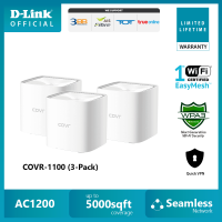 D-Link COVR-1100 (Pack-3) AC1200 Dual-Band Whole Home Mesh Wi-Fi