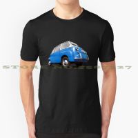 Fiat 600 Multipla In Blue Graphic Custom Funny Tshirt Fiat Multipla Classic Italy Italian Classic Car 600D Sixties