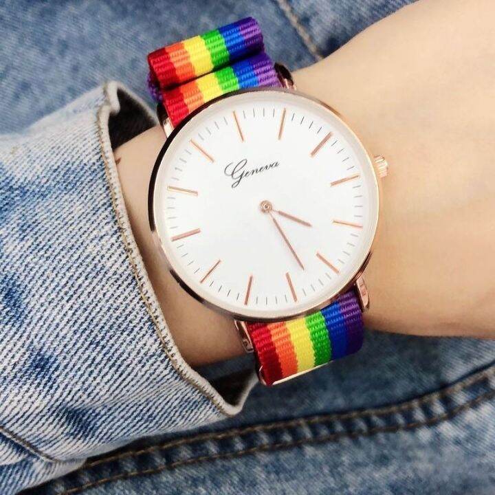 hot-seller-douyin-explosion-fashion-colorful-simple-rainbow-strap-male-and-female-watches-student-watch