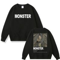 Anime Monster Double Sided Printing Sweatshirt Vinland Saga Pullover Manga Monster Naoki Urasawa Graphic Oversized Sweatshirts Size XS-4XL