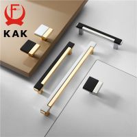 KAK Modern Gold Chrome Kitchen Handle Cabinet Knobs and Handles Fashion Drawer Knobs Pulls Furniture Handle Door Hardware