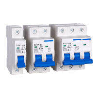 DZ47 400V 1-4P 3-125A C ประเภทเบรกเกอร์มินิ MCB สั้นเกินพิกัดวงจรป้องกัน 35 มม. Din Rail Mount ทำลายความจุ 6KA-Pujeu