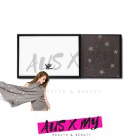 Aus X MY YPL ผ้าพันคอ ผ้าขนสัตว์อัลปาก้า [สีเทา]