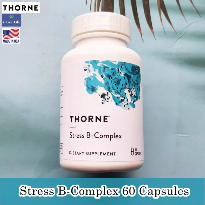 วิตามินบี Stress B-Complex 60 Capsules (Thorne Research®) วิตามินบีรวม ...