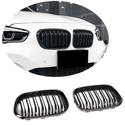 Front Bumper Kidney Grille Radiator Guard Grill Replacement Spare Parts for BMW 1 Series F20 F21 2015-2017 116I 118I 120I 125I LCI