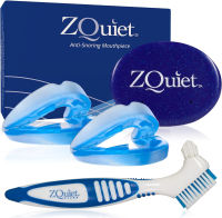 ZQUIET 2-Size Comfort System Starter Kit + Clean Oral Appliance Brush