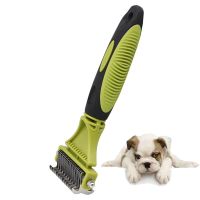 【jw】❧ New Dog Grooming Comb Fur Cleaning Hair Removal Original Combs Soft Handle Products