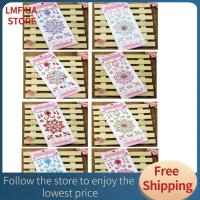 LMFIUA STORE สติ๊กเกอร์หลากสีเรซิ่นสติกเกอร์ลายอัญมณี Stiker Buku Kliping Jewels สติ๊กเกอร์ DIY