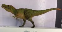 1:35 HAOLONGGOOD Tyrannosaurus Rex รุ่นไดโนเสาร์ยุคก่อนประวัติศาสตร์สัตว์สะสม Movable Jaw สีเขียวไม่มีฐานไม่มีกล่อง