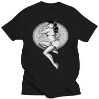 Men Clothing Bettie Page Vintageold Poster Tshirt 100% Cotton Cottonmens T-shirt Hip Hop Tees Streetwear 4XL 5XL 6XL