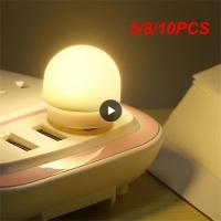 5/8/10PCS 6500K White Light Low Power Consumption Led Night Lights Long Endurance Usb Book Light Eye Protection