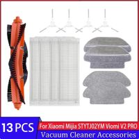 13PCS Main Side Brush Filter Mop Cloth Spare Parts for Mi Robot Vacuum-Mop Pro STYTJ02YM 2S 3C V2 V3 SE 3490 3690