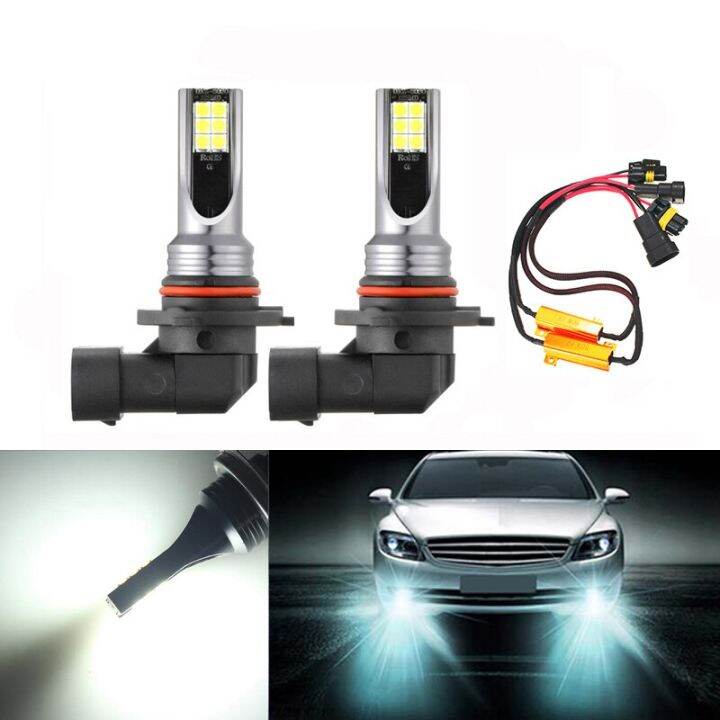 2x H11 LED canbus 3030 Bulbs Reflector Mirror Design For Fog Lights No