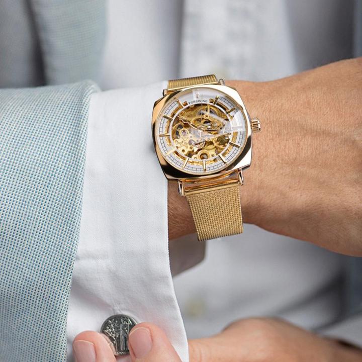 xu-นาฬิกากลไกอัตโนมัติของผู้ชาย-นาฬิกาข้อมือแนวสปอร์ตสเตนเลสกันน้ำหน้าปัดเปลือยจัดส่งที่รวดเร็ว