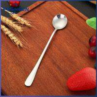 Quick ArrivalLong Handle Stainless Steel Ice Spoon Coffee Tea Spoons Tableware (Silver)Arrive 1-3 Days