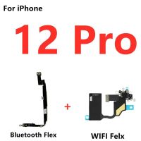 อะไหล่ฝาครอบสายเคเบิลงอได้สัญญาณ Wi-Fi สำหรับ iPhone 12 Pro Max Mini Bluetooth NFC Wifi GPS เฟล็กซ์ริบบอนเสาอากาศเซลลูลาร์