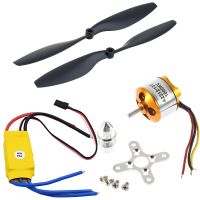 A2212 2200KV KV1400 1000KV A2208 Motore Outrunner Senza Spazzole + 30A ESC + 1045ชุด Quad-Rotor Elper Multicopter Aereo RC