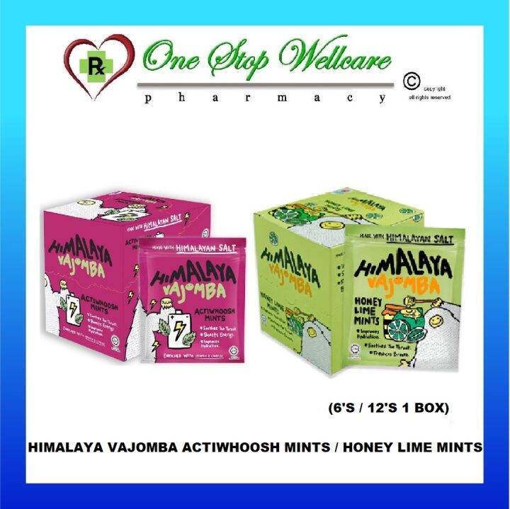HIMALAYA VAJOMBA HONEY LIME MINTS (EXP12/2025) / ACTIWHOOSH (EXP12/