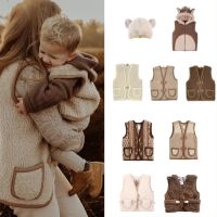 AL Baby Winter Vest Kids Super cute 80 Wool made Toddler Lovely Children Boys Girls Keep Warm Wool Vest With Button