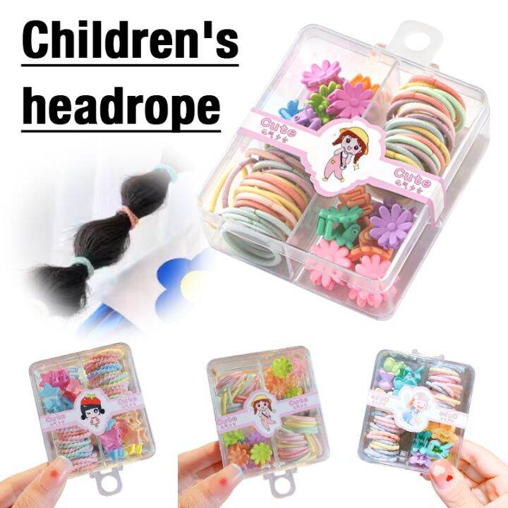 Boxed children's headband, little girl, rubber band, baby DIY hair loop